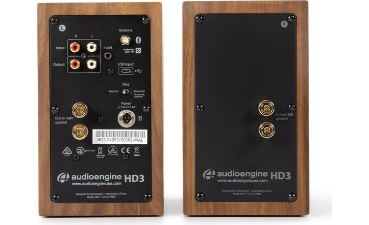 Audioengine HD3 (Walnut) Powered stereo speakers with