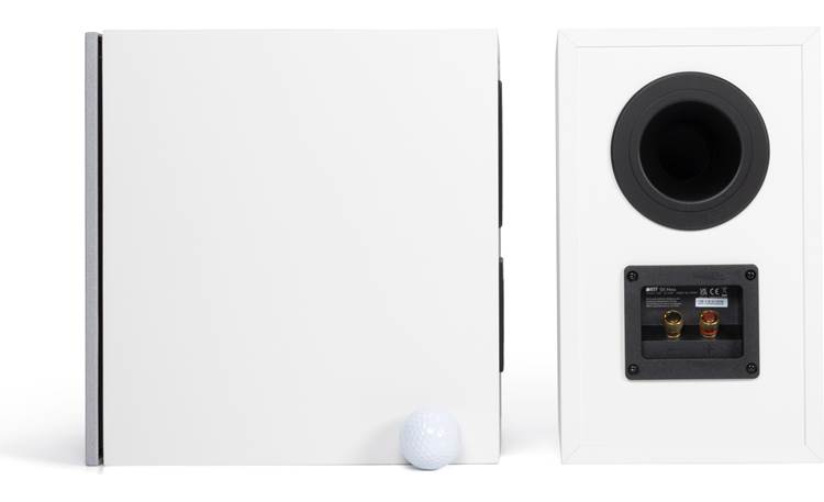 KEF Q1 Meta (Satin White) Bookshelf speakers at Crutchfield