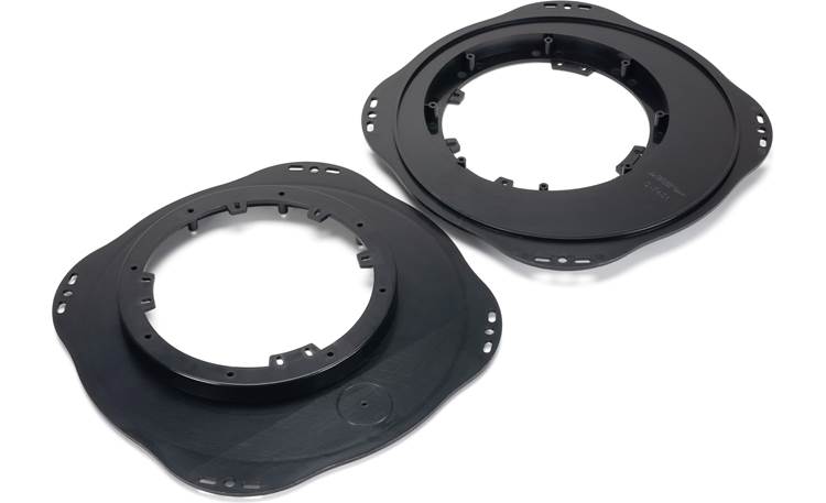 6.5" Rear Speaker Adapters - SAK044_55, One Pair, CNC Machined PVC For Perfect Fit, No Drilling Required