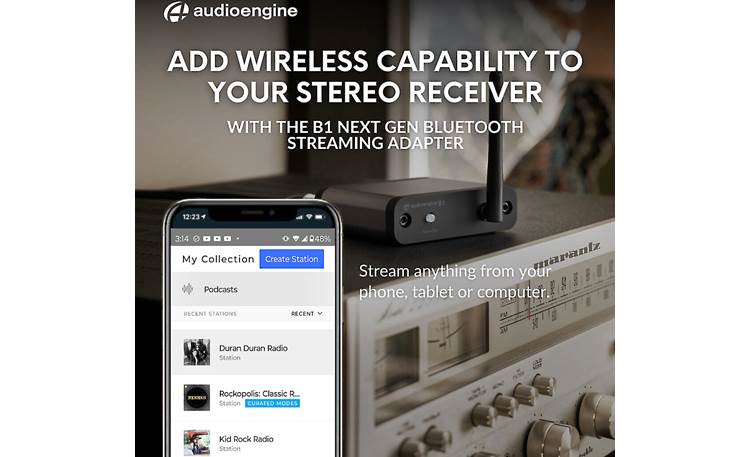 Audiengine B1 Bluetoothオーディオレシーバー Amazon.com: Audioengine B1 5.3 Bluetooth Receiver for Older