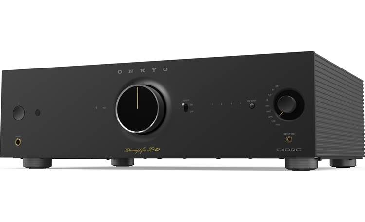 ★CONTROL ONKYO　PL-80　こどもの頃にあった「電蓄」への思い ♪ Onkyo Icon P-80 (Black) Stereo preamplifier with HDMI, Wi-Fi