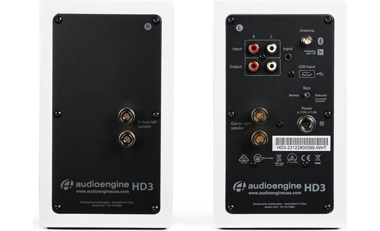 Audioengine HD3 (White) Powered stereo speakers with