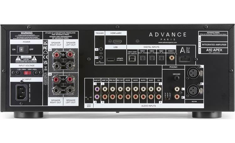 Advance Paris A10 APEX Stereo hybrid tube/solid-state integrated
