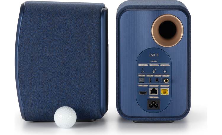 KEF LSX II (Cobalt Blue, Fabric) Powered speakers with Wi-Fi