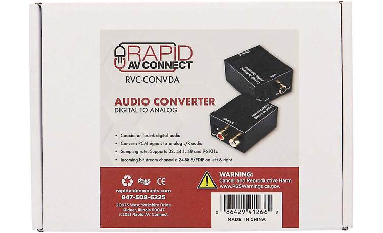 Ethereal RapidAV RVC-CONVDA Digital-to-analog converter at Crutchfield