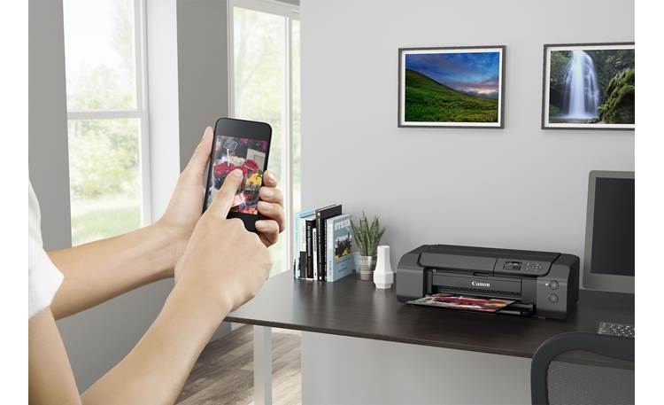 Canon PIXMA PRO-200S Supports AirPrint® wireless printing from your iPad® or iPhone®