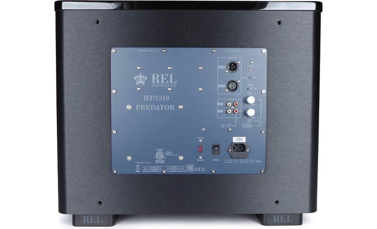 REL HT/1510 Predator Connections include a balanced XLR input and output