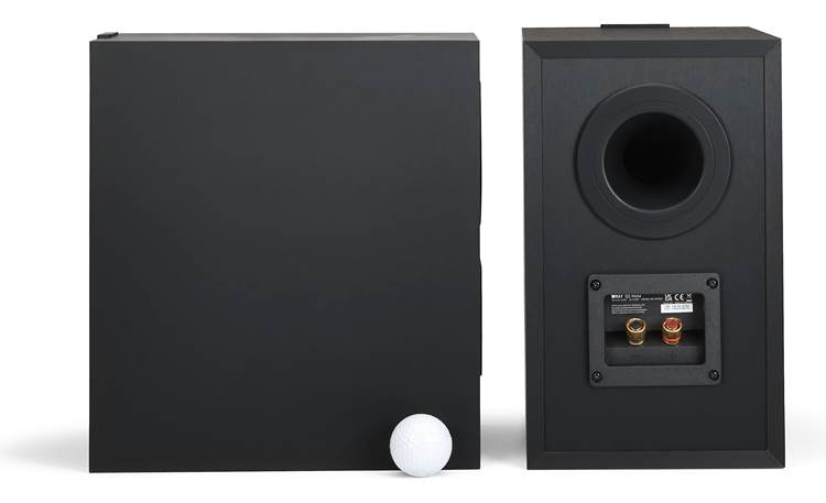 KEF Q1 Meta Golf ball shown for scale 