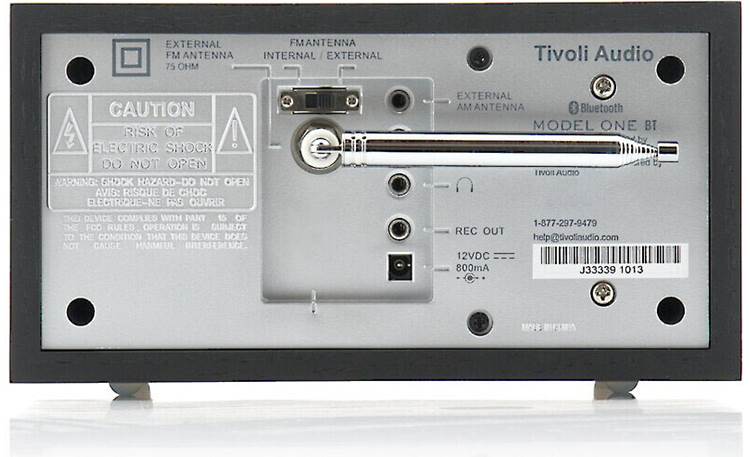 Tivoli Audio Model One® BT (Black/Silver) AM/FM radio with