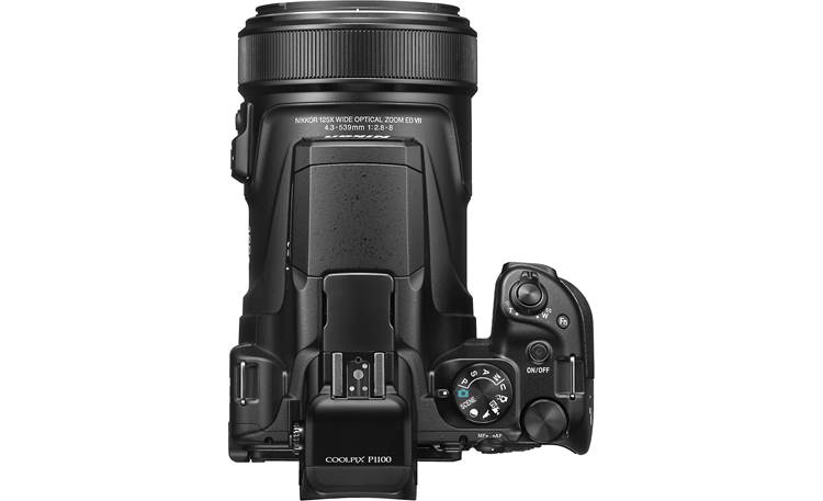Nikon COOLPIX P1100 Top-panel dials and controls
