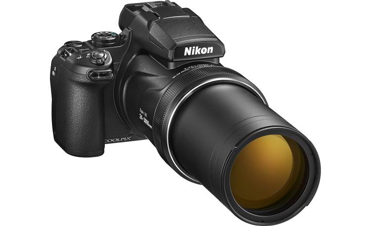 Nikon COOLPIX P1100 Shown with lens extended and lens hood removed