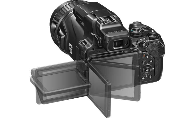 Nikon COOLPIX P1100 The screen tilts and rotates for flexible composition and review