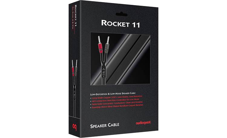 AudioQuest Rocket 11 Full-Range (8-foot pair) Speaker cables with