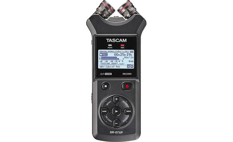 Tascam DR-07XP Portable audio recorder with USB-C interface at