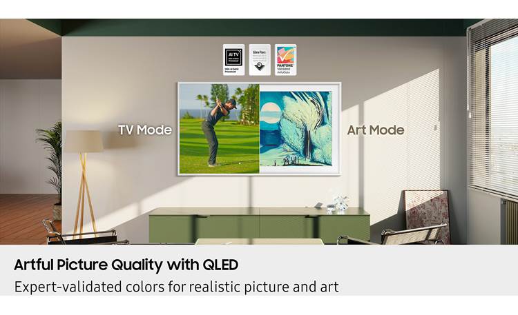 Samsung The Frame (LS03FA) Matte screen looks great for movies, shows, and art