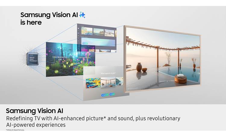 Samsung The Frame (LS03FA) Samsung Vision AI enhances picture and sound quality