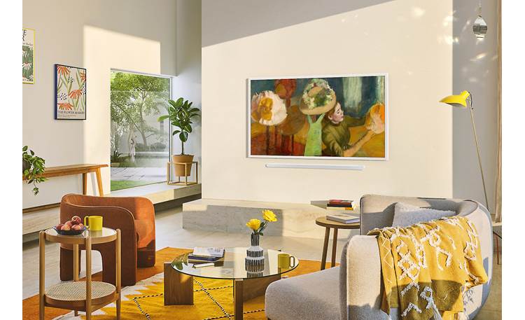 Samsung The Frame (LS03FA) Display works of art when the TV is not in use (shown with optional bezel, sold separately)