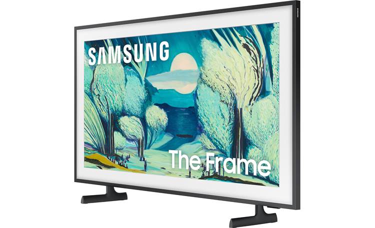 Samsung The Frame (LS03FA) Angled view with stand
