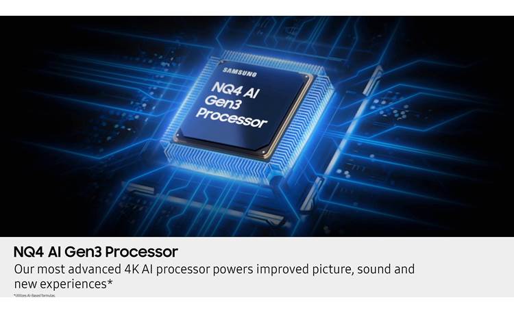 Samsung QN55S95F NQ4 AI Gen3 Processor improves contrast, shadow detail, and color