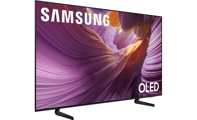 Samsung QN65S85F Self-illuminating OLED display panel produces infinite contrast, vibrant color, and absolute black