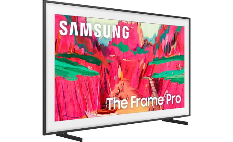 Samsung The Frame Pro (LS03FW) Shown with dual-footer stand