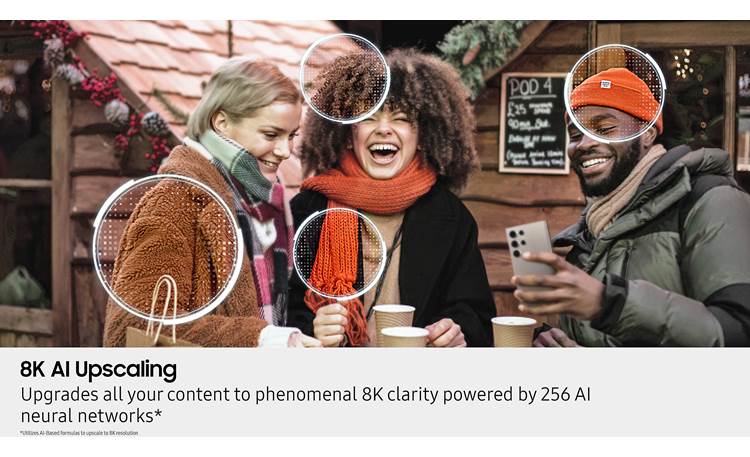 Samsung QN65QN900F Upscales all of your content to near-8K quality