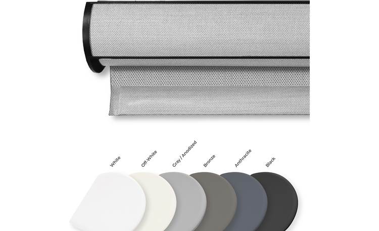 PowerShades Motorized Round Fabric Cassette, Sheerweave 7250R Cassette color options