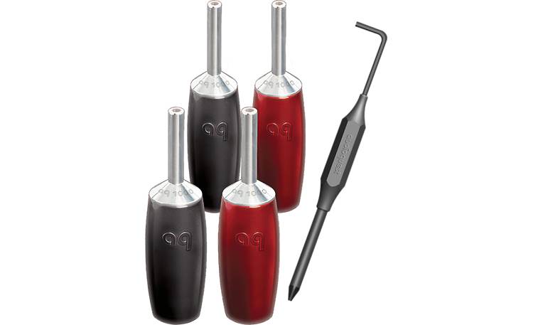 AudioQuest 1000 Series Banana Connectors The included Allen tool helps you make a secure connection without crimping or soldering