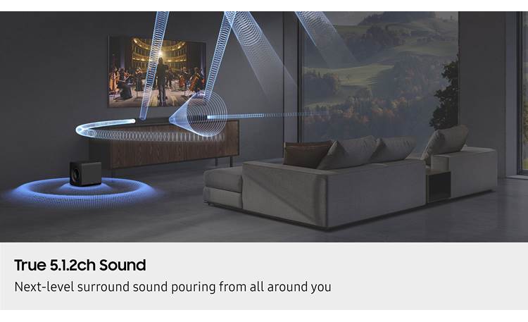 Samsung HW-Q800F Robust home theater sound