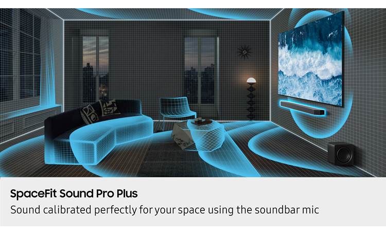 Samsung HW-Q900F Calibrates your sound to the shape of the room
