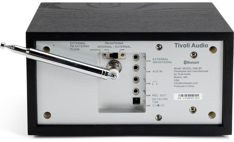 Tivoli Audio Model One® BT (Black/Silver) AM/FM radio with