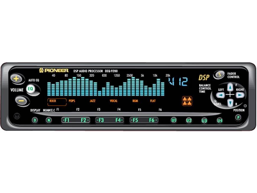 Pioneer DEQ-9200 Digital Signal Processor with EQ and Spectrum