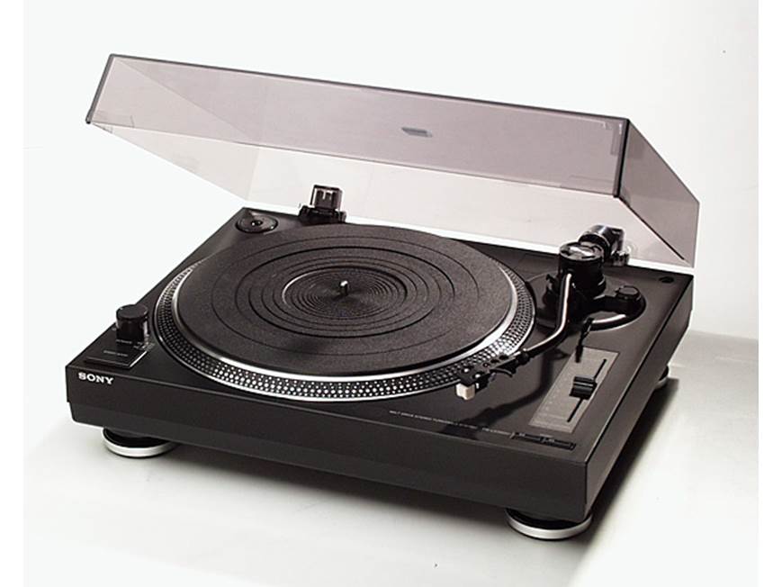 Sony PS-LX350H Belt-drive turntable with cartridge at Crutchfield
