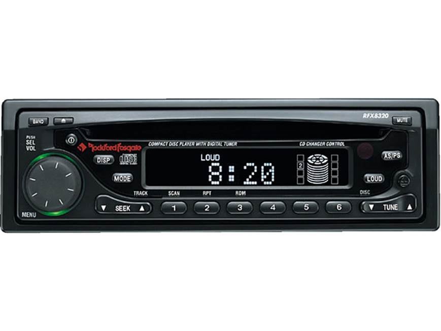 Rockford Fosgate RFX8320 CD receiver with CD/MP3 changer controls