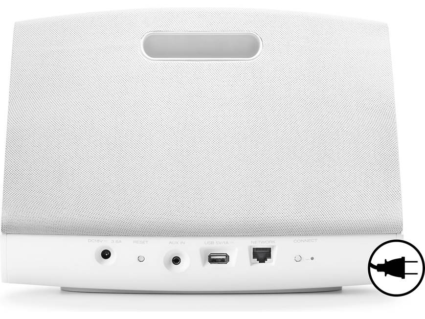 Denon HEOS 5 (White) Wireless powered tabletop speaker with Wi-Fi