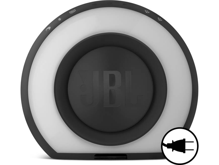 JBL Horizon (Black) FM clock radio with Bluetooth® and dual USB
