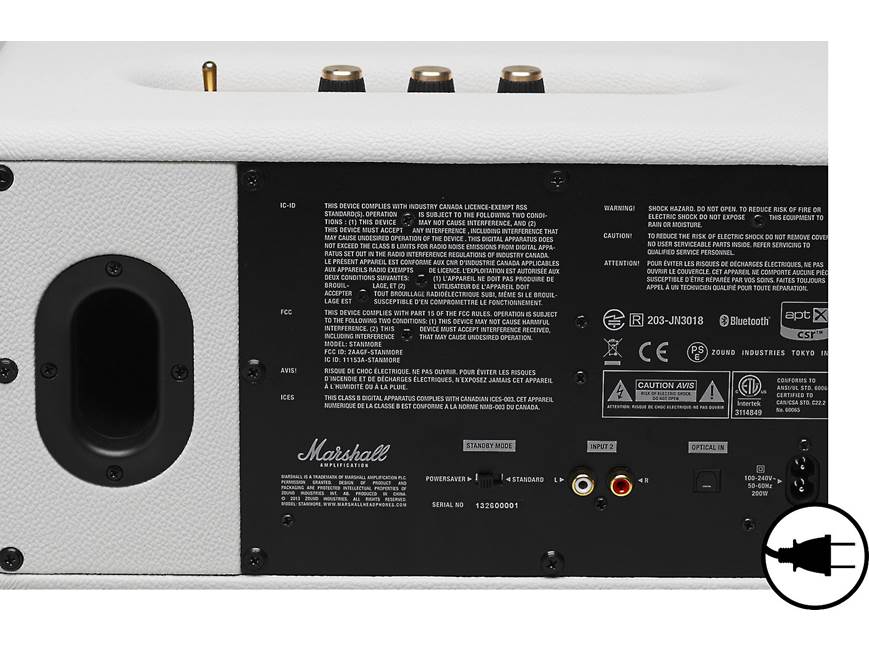 Marshall Stanmore (Cream) Powered Bluetooth® speaker (Cream) at