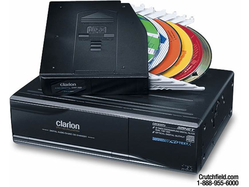 Clarion ProAudio CDC655Tz 6-disc CD changer at Crutchfield