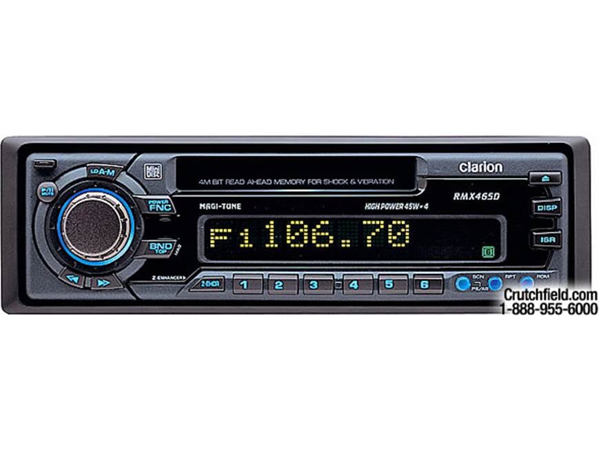 Clarion ProAudio RMX465D MiniDisc receiver with CD/MD changer