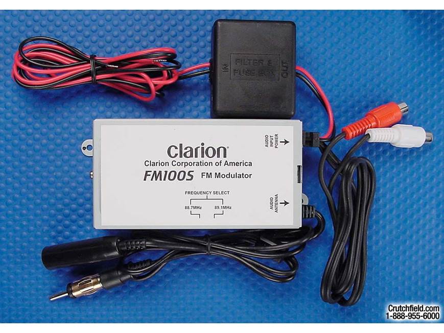 Clarion FM100S FM Modulator Package at Crutchfield