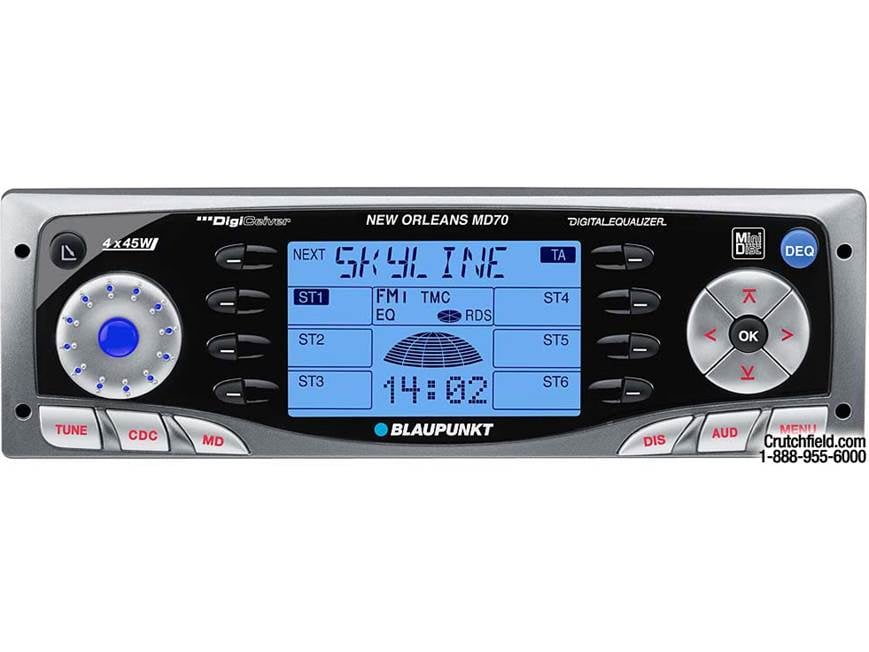 Blaupunkt New Orleans MiniDisc receiver with CD changer controls