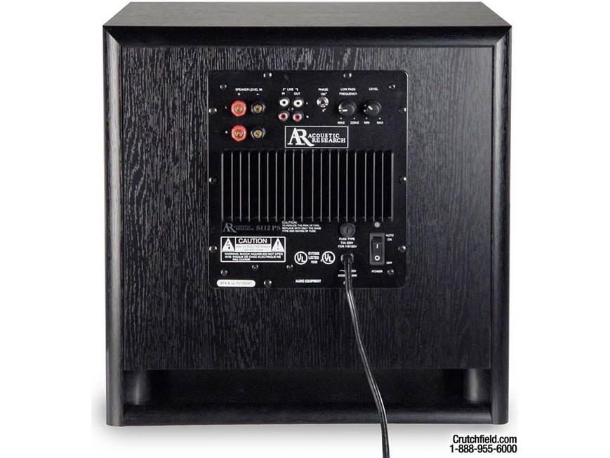 Acoustic Research S112PS Powered subwoofer at Crutchfield
