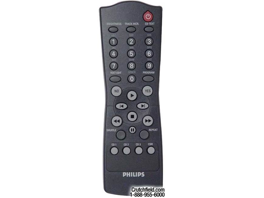 Philips CDR785 3 CD + 1-CD-R/RW recorder/changer at Crutchfield