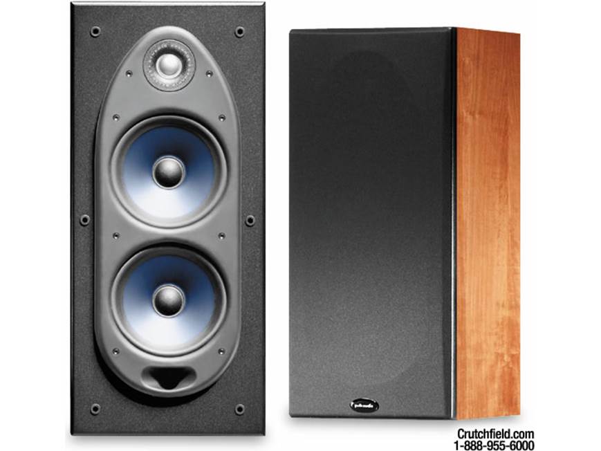Polk RT55i (Cherry) Bookshelf speakers at Crutchfield