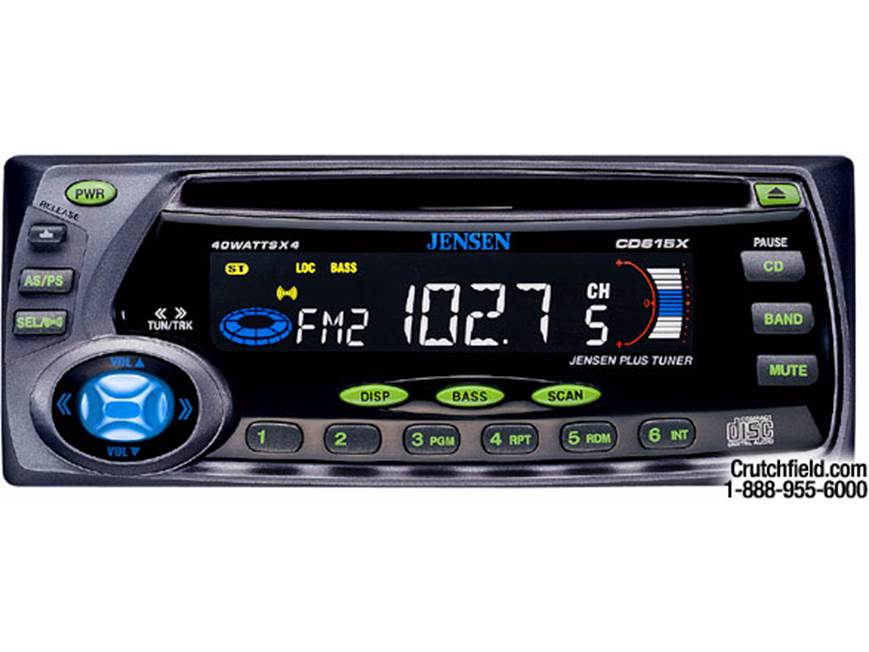 Jensen CD615X GM/Chrysler factory-fit CD receiver at Crutchfield