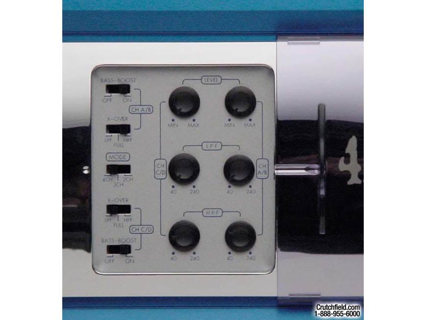Jensen XA4100 50 x 4 Car Amplifier at Crutchfield