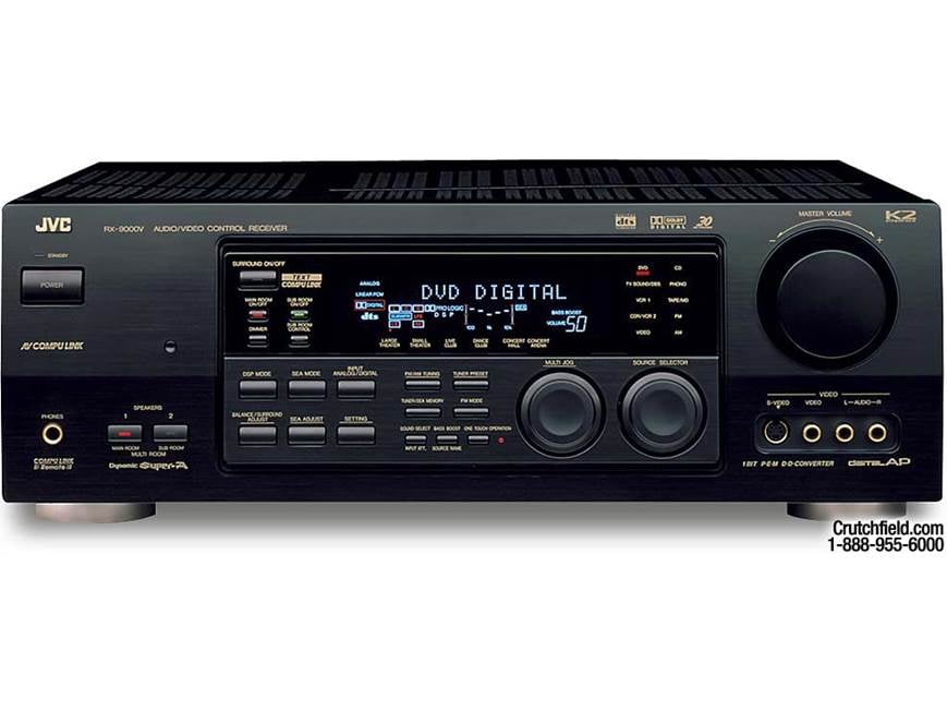 JVC RX-9000V A/V receiver with Dolby Digital and DTS at Crutchfield