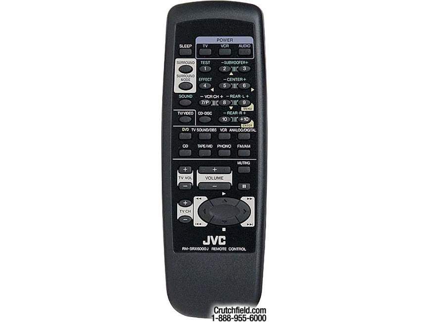 JVC RX-6000V A/V receiver with Dolby Digital and DTS at Crutchfield