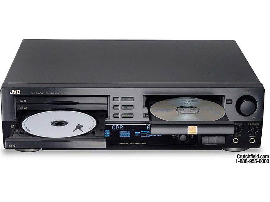 JVC XL-R5000 3-CD + 1-CD-R/RW recorder/changer at Crutchfield
