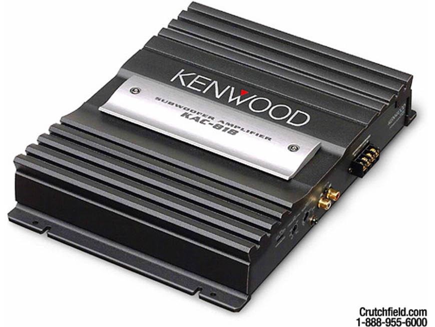 Kenwood KAC-818 Mono subwoofer amp at Crutchfield